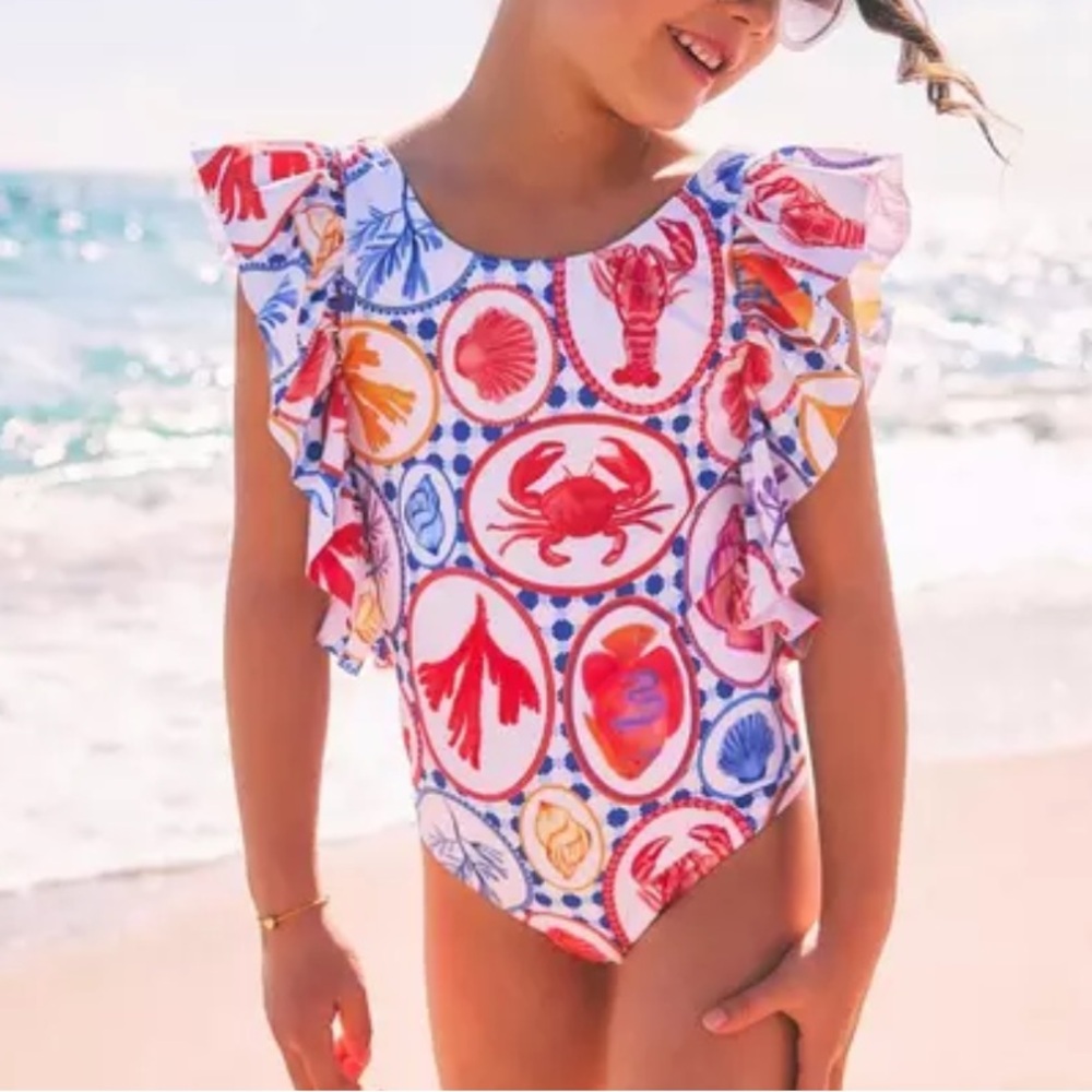 Janie and Jack ocean swimsuit - Picture 3 of 3